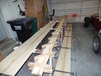 Making boards thicker and wider for new plank
